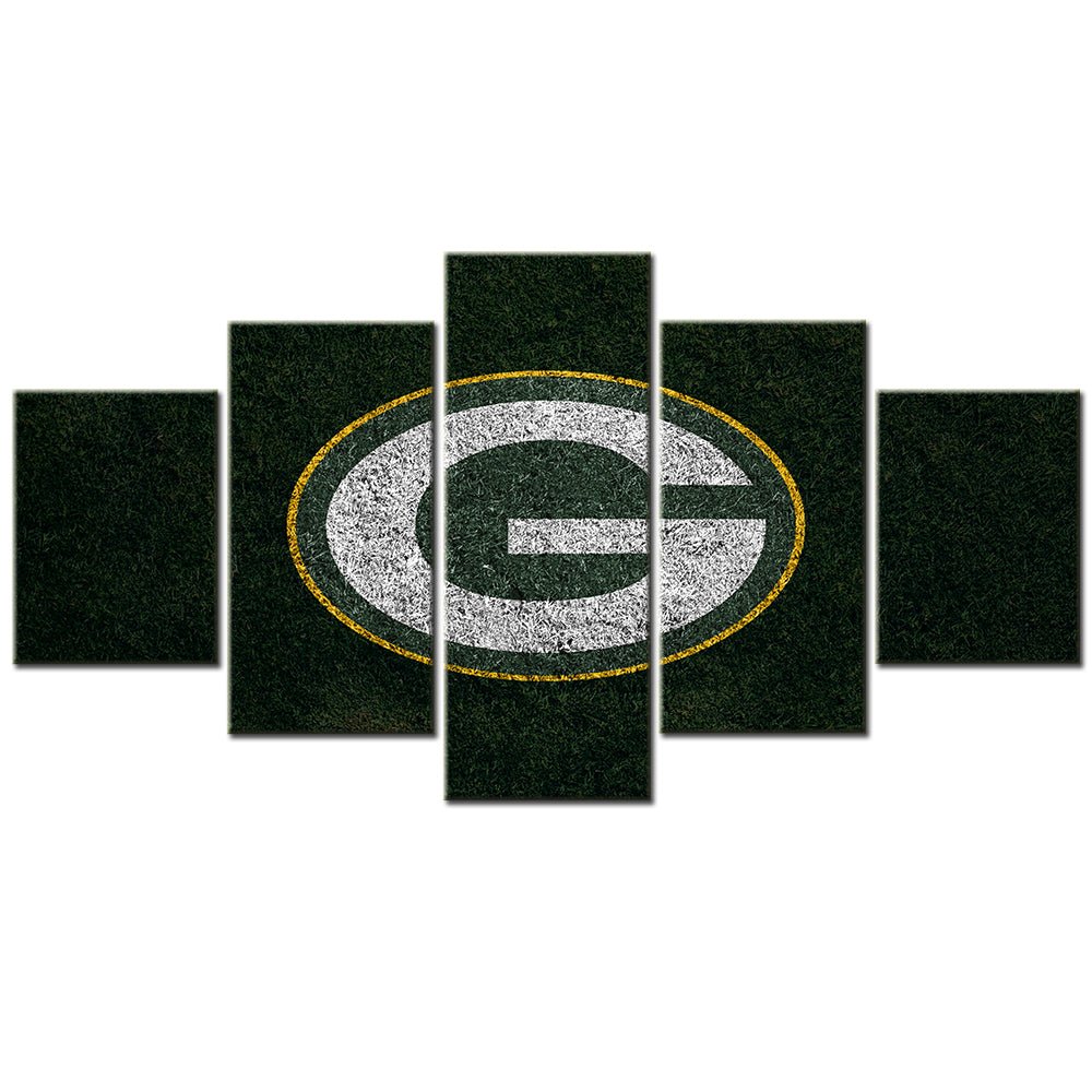 American Football - 5 Pieces Wall Art - AF5060 - Green Bay Packers - American Football Poster - American Football Canvas