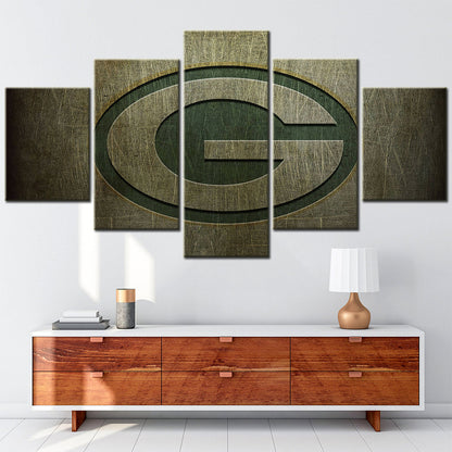 American Football Canvas Wall Art - AF5062 - Green Bay Packers - NFL Teams