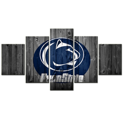 American Football - 5 Pieces Wall Art - AF5074 - Penn State Nittany Lions Barn - American Football Poster - American Football Canvas