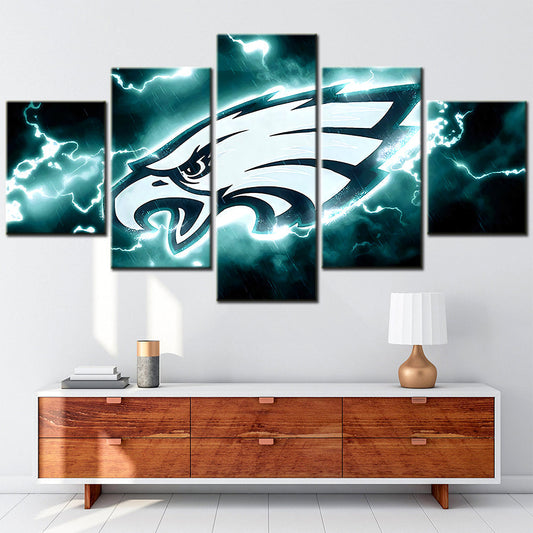 American Football Canvas Wall Art - AF5075 - Philadelphia Eagles - NFL Teams