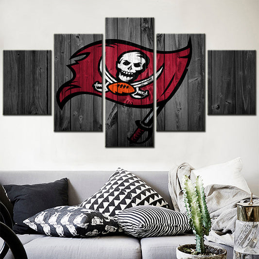 American Football Canvas Wall Art - AF5029 - Tampa Bay Buccaneers - NFL Teams