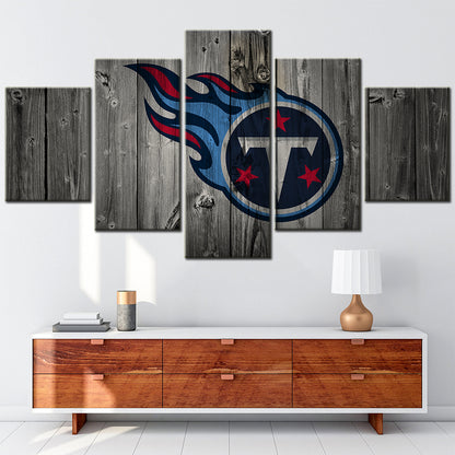American Football - 5 Pieces Wall Art - AF5081 - Tennessee Titans - American Football Poster - American Football Canvas