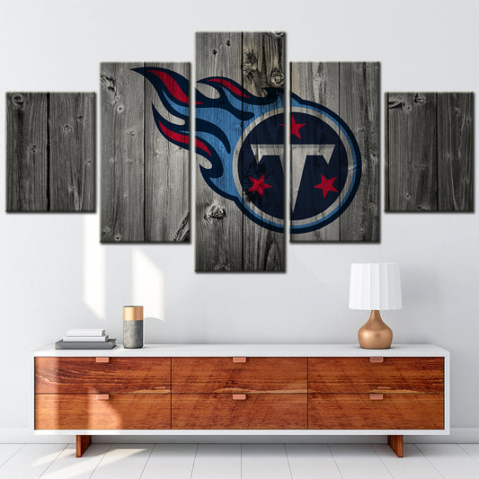 American Football - 5 Pieces Wall Art - AF5081 - Tennessee Titans - American Football Poster - American Football Canvas