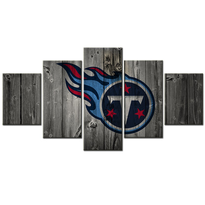 American Football - 5 Pieces Wall Art - AF5081 - Tennessee Titans - American Football Poster - American Football Canvas