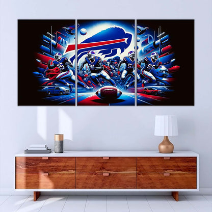 American Football Wall Art - AF5168 - Buffalo Bills - NFL Super Bowl Team - American Football Poster - American Football Canvas