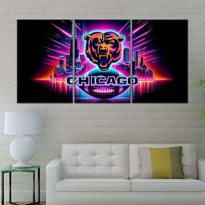 American Football Wall Art - AF5171 - Chicago Bears - NFL Football Team - American Football Poster - American Football Canvas