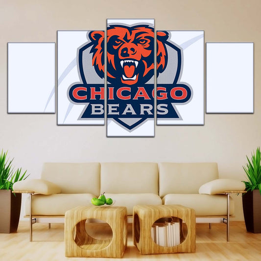 American Football Canvas Wall Art - AF5172 - Chicago Bears - NFL Teams