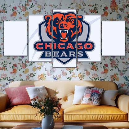 American Football Canvas Wall Art - AF5172 - Chicago Bears - NFL Teams