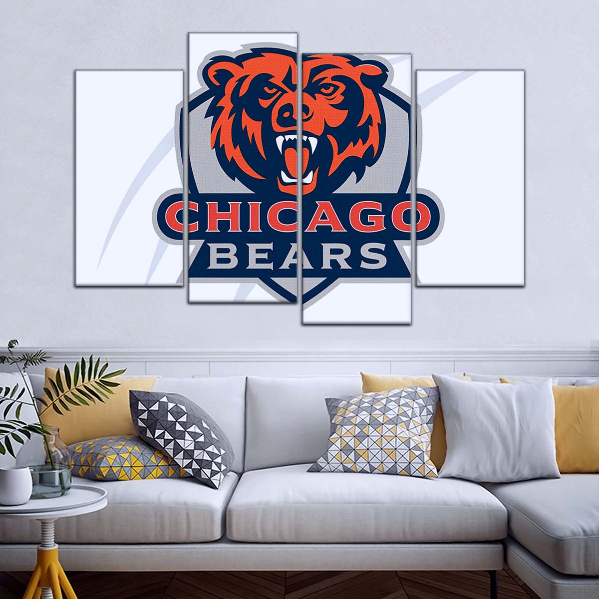 American Football Canvas Wall Art - AF5172 - Chicago Bears - NFL Teams