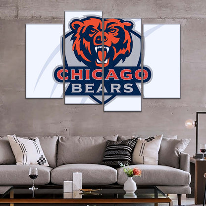American Football Canvas Wall Art - AF5172 - Chicago Bears - NFL Teams