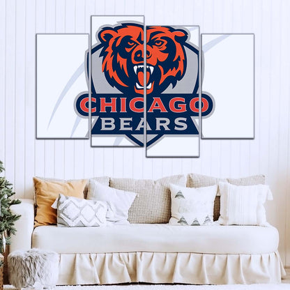 American Football Canvas Wall Art - AF5172 - Chicago Bears - NFL Teams