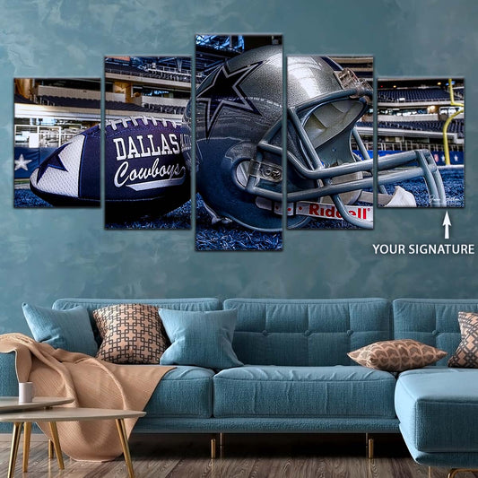 American Football Canvas Wall Art - AF5173 - Dallas Cowboys - NFL Teams
