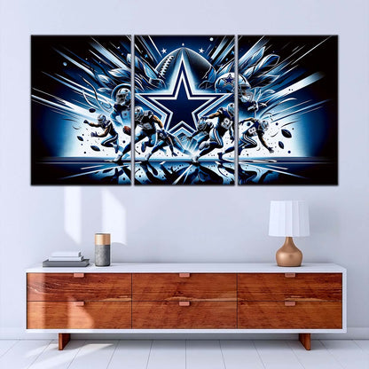 American Football Wall Art - AF5174 - Dallas Cowboys - NFL Football Team - American Football Poster - American Football Canvas
