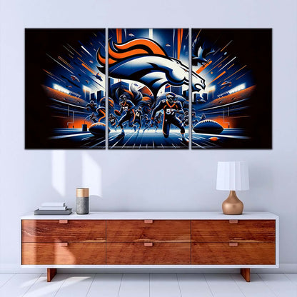 American Football Wall Art - AF5176 - Denver Broncos - NFL Football Team - American Football Poster - American Football Canvas