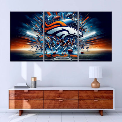 American Football Wall Art - AF5178 - Denver Broncos - Super Bowl NFL Football Team - American Football Poster - American Football Canvas