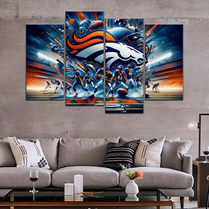 American Football Wall Art - AF5178 - Denver Broncos - Super Bowl NFL Football Team - American Football Poster - American Football Canvas