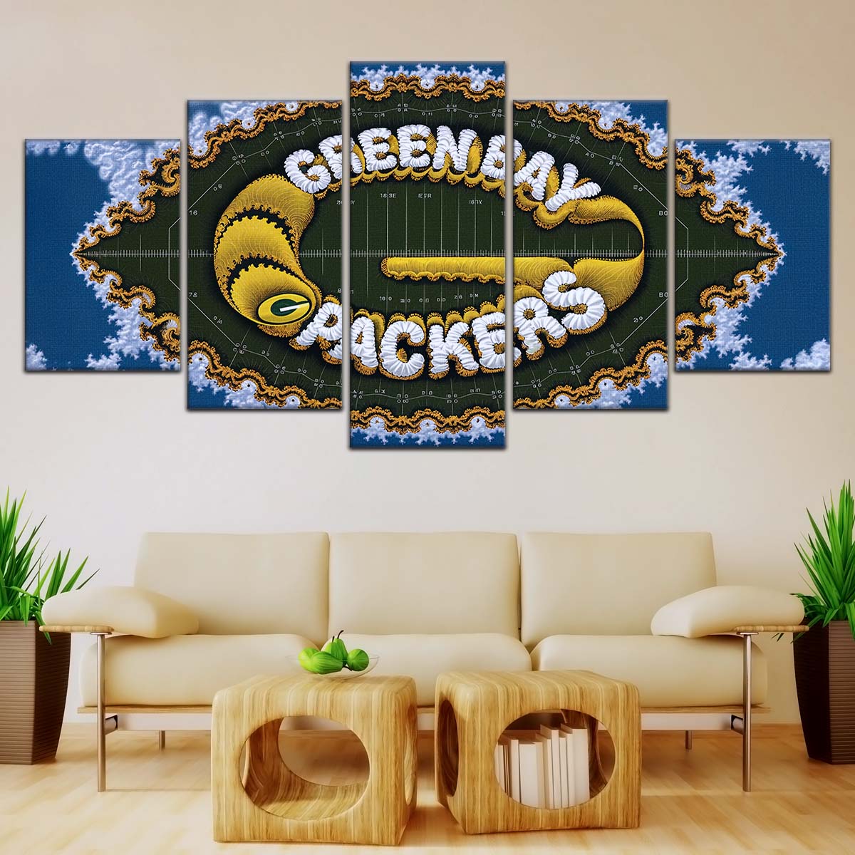 American Football Wall Art - AF5192 - Green Bay Packers - NFL Football Team - American Football Poster - American Football Canvas
