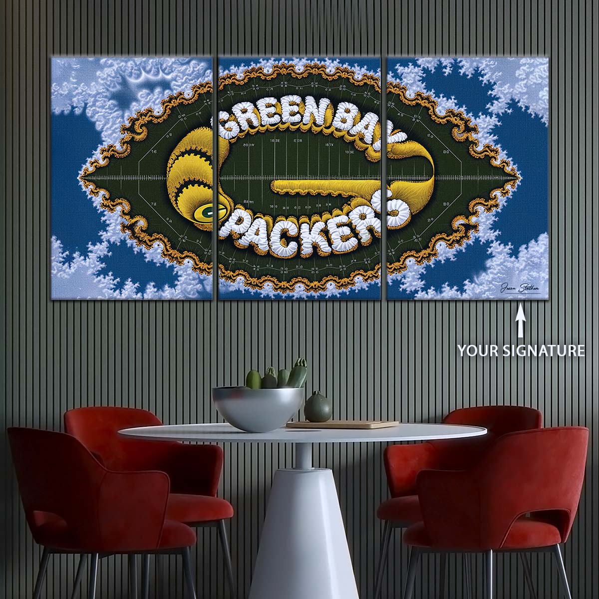 American Football Wall Art - AF5192 - Green Bay Packers - NFL Football Team - American Football Poster - American Football Canvas