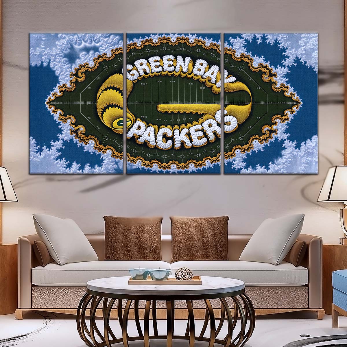 American Football Wall Art - AF5192 - Green Bay Packers - NFL Football Team - American Football Poster - American Football Canvas