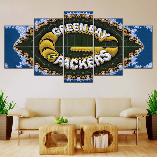 American Football Canvas Wall Art - AF5192 - Green Bay Packers - NFL Teams