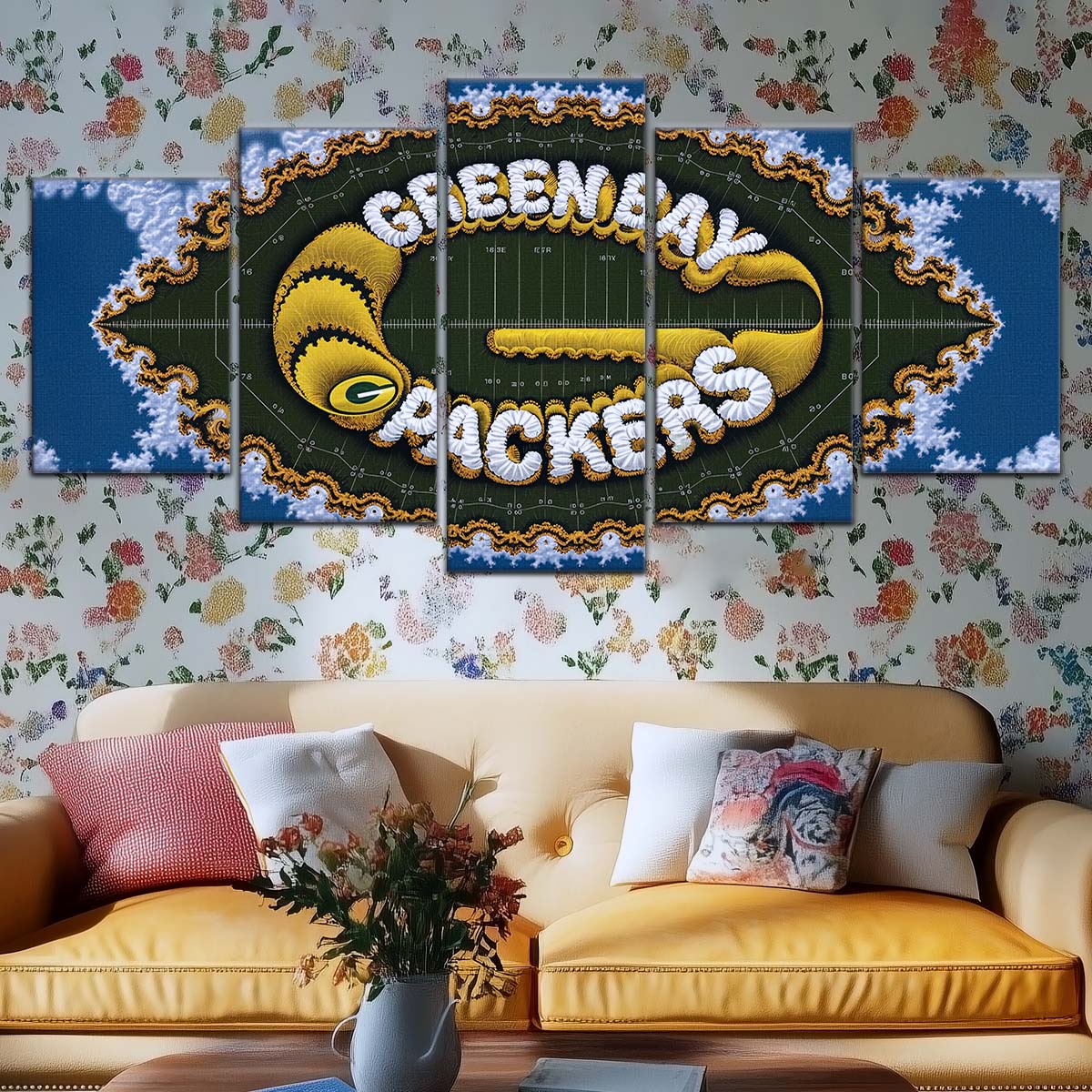 American Football Wall Art - AF5192 - Green Bay Packers - NFL Football Team - American Football Poster - American Football Canvas