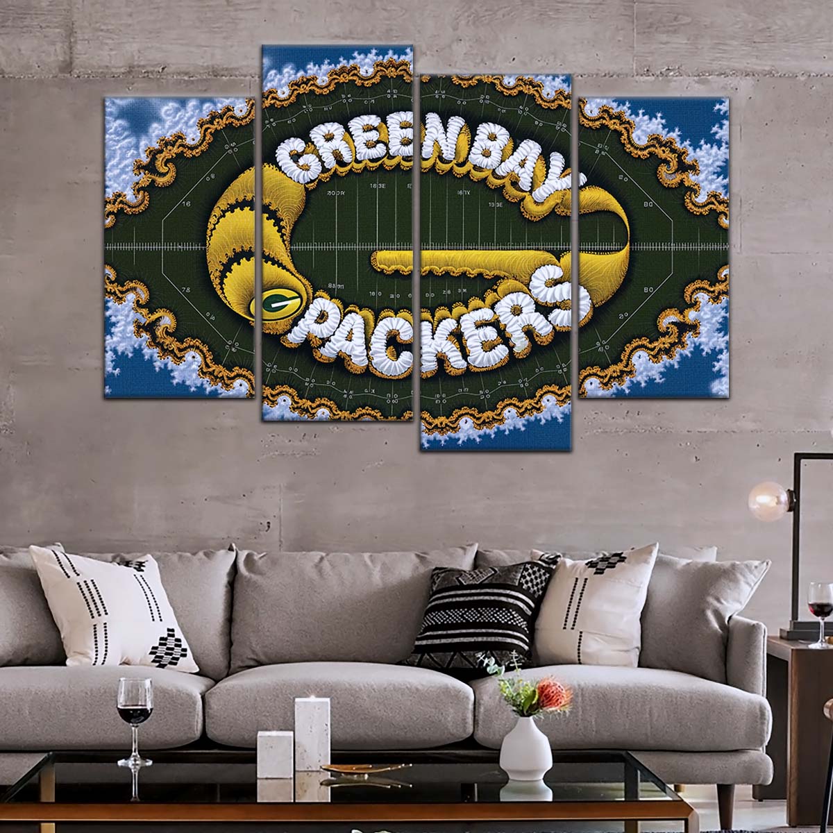 American Football Wall Art - AF5192 - Green Bay Packers - NFL Football Team - American Football Poster - American Football Canvas