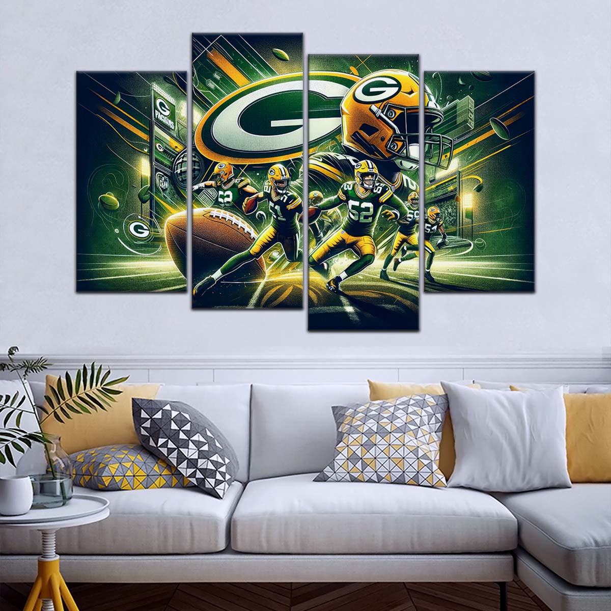 American Football Wall Art - AF5193 - Green Bay Packers - NFL Super Bowl Spirit - American Football Poster - American Football Canvas