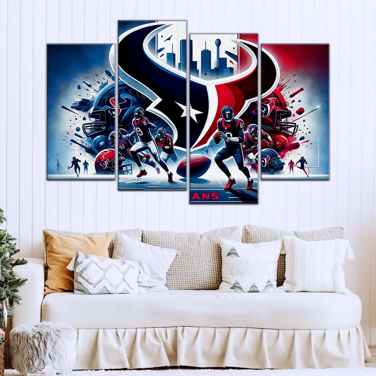 American Football Wall Art - AF5196 - Houston Texans - NFL Super Bowl Spirit - American Football Poster - American Football Canvas