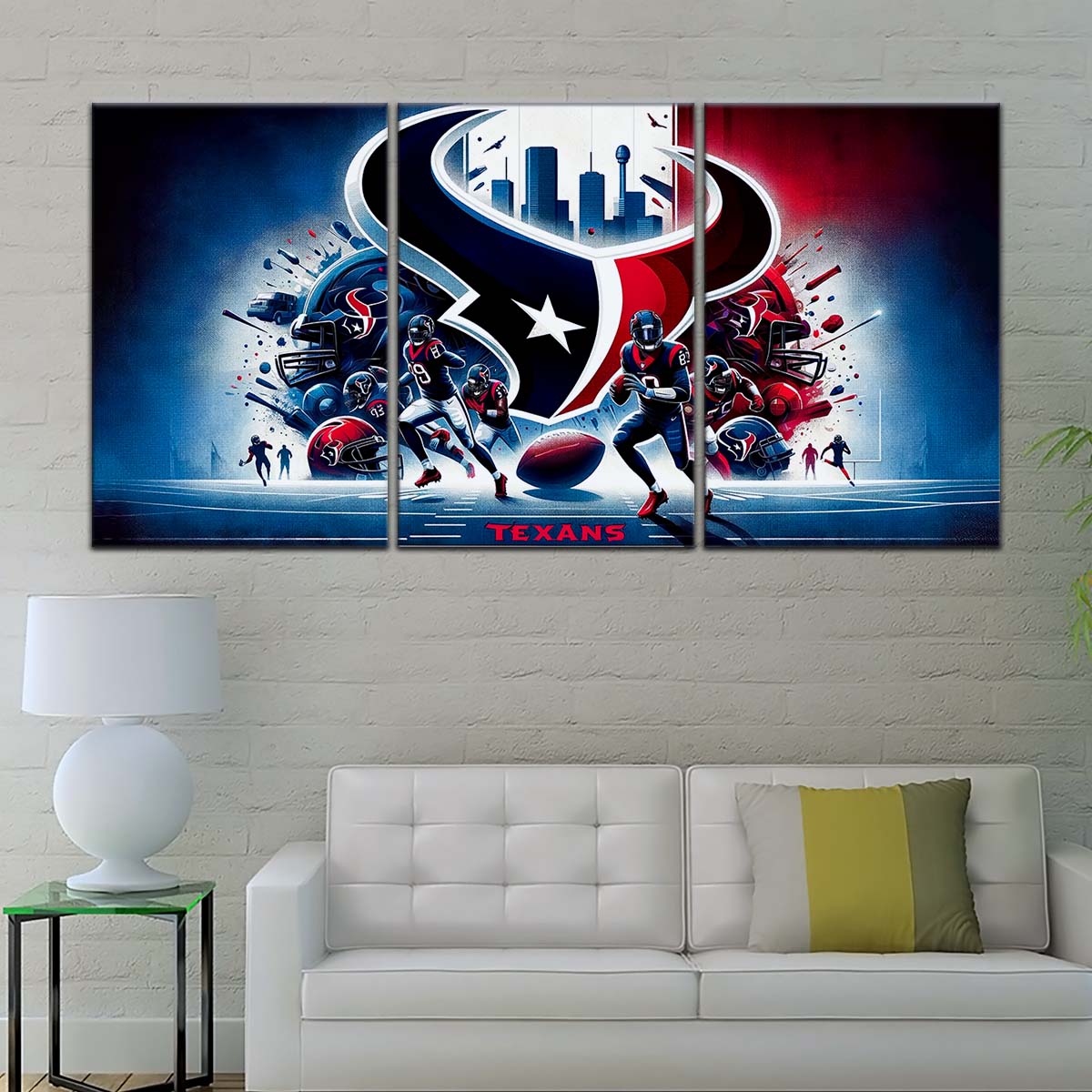 American Football Wall Art - AF5196 - Houston Texans - NFL Super Bowl Spirit - American Football Poster - American Football Canvas