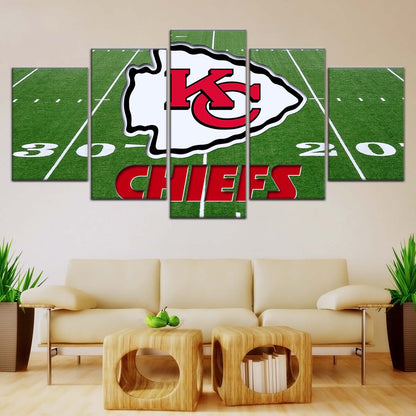 American Football Wall Art - AF5197 - Kansas City Chiefs - NFL Football Team - American Football Poster - American Football Canvas