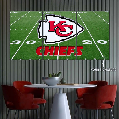 American Football Wall Art - AF5197 - Kansas City Chiefs - NFL Football Team - American Football Poster - American Football Canvas