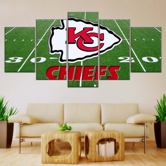 American Football Canvas Wall Art - AF5197 - Kansas City Chiefs - NFL Teams