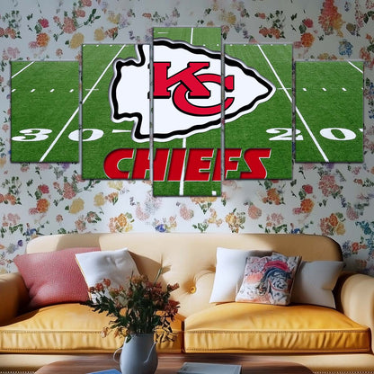 American Football Wall Art - AF5197 - Kansas City Chiefs - NFL Football Team - American Football Poster - American Football Canvas