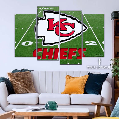 American Football Wall Art - AF5197 - Kansas City Chiefs - NFL Football Team - American Football Poster - American Football Canvas