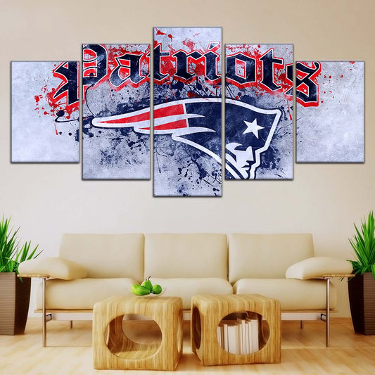 American Football Wall Art - AF5199 - New England Patriots - A Legacy in Sports - NFL Football Team - American Football Poster - American Football Canvas