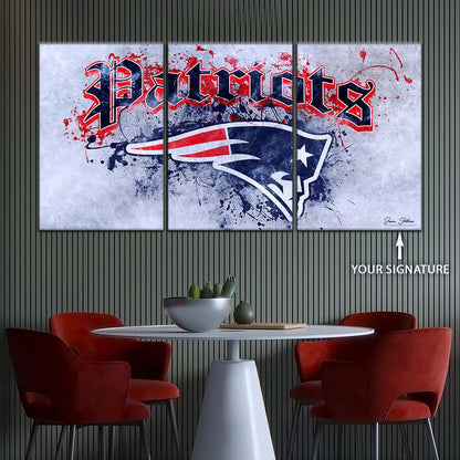 American Football Wall Art - AF5199 - New England Patriots - A Legacy in Sports - NFL Football Team - American Football Poster - American Football Canvas