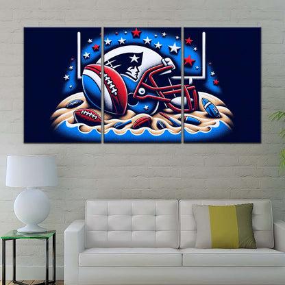 American Football Wall Art - AF5202 - New England Patriots - Ultimate Football Pride - NFL Football Team - American Football Poster - American Football Canvas