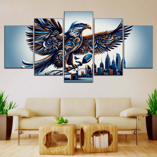 American Football Wall Art - AF5208 - Philadelphia Eagles - Majestic Flight - NFL Football Team - American Football Poster - American Football Canvas
