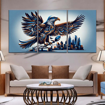 American Football Wall Art - AF5208 - Philadelphia Eagles - Majestic Flight - NFL Football Team - American Football Poster - American Football Canvas