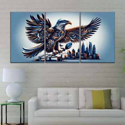 American Football Wall Art - AF5208 - Philadelphia Eagles - Majestic Flight - NFL Football Team - American Football Poster - American Football Canvas