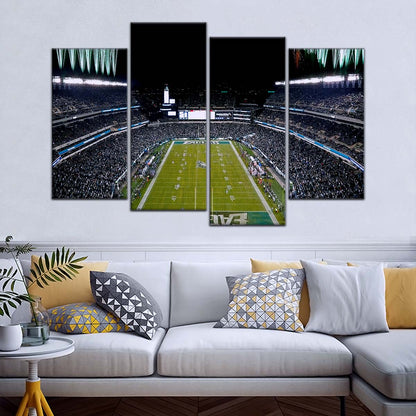 American Football Wall Art - AF5209 - Philadelphia Eagles - Night Game Atmosphere in the Stadium - NFL Football Team - American Football Poster - American Football Canvas