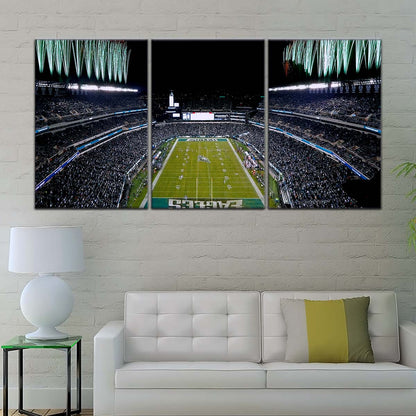 American Football Wall Art - AF5209 - Philadelphia Eagles - Night Game Atmosphere in the Stadium - NFL Football Team - American Football Poster - American Football Canvas