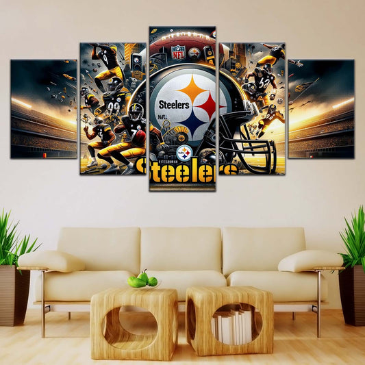 American Football Wall Art - AF5210 - Pittsburgh Steelers - Epic NFL Football Team - American Football Poster - American Football Canvas