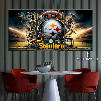 American Football Wall Art - AF5210 - Pittsburgh Steelers - Epic NFL Football Team - American Football Poster - American Football Canvas