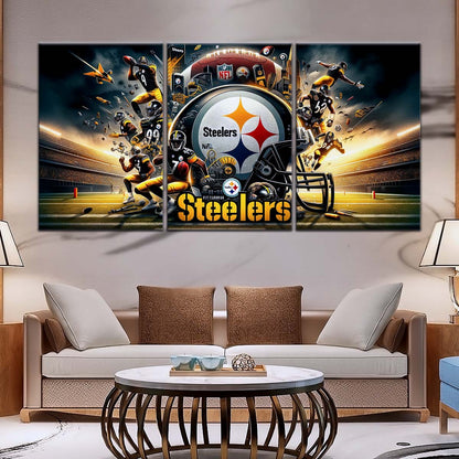 American Football Wall Art - AF5210 - Pittsburgh Steelers - Epic NFL Football Team - American Football Poster - American Football Canvas
