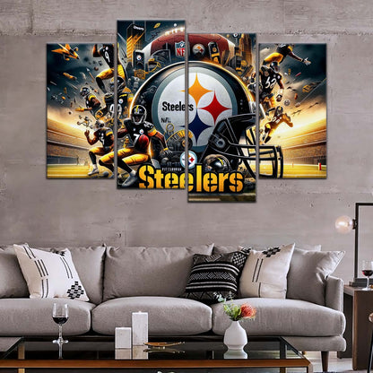 American Football Wall Art - AF5210 - Pittsburgh Steelers - Epic NFL Football Team - American Football Poster - American Football Canvas