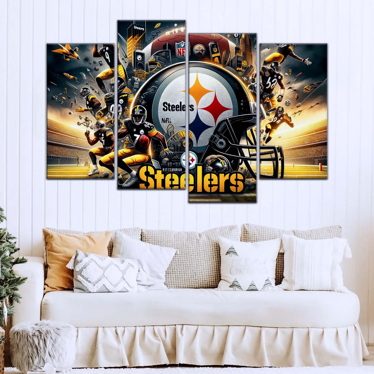 American Football Wall Art - AF5210 - Pittsburgh Steelers - Epic NFL Football Team - American Football Poster - American Football Canvas