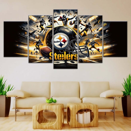 American Football Wall Art - AF5211 - Pittsburgh Steelers - NFL Football Team - American Football Poster - American Football Canvas