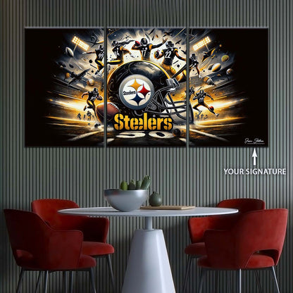 American Football Wall Art - AF5211 - Pittsburgh Steelers - NFL Football Team - American Football Poster - American Football Canvas