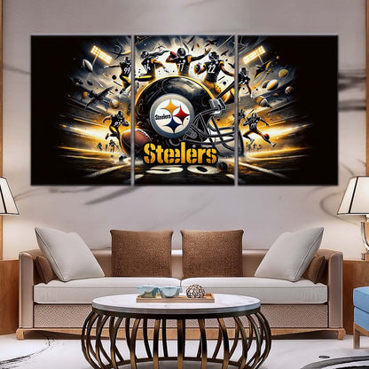 American Football Wall Art - AF5211 - Pittsburgh Steelers - NFL Football Team - American Football Poster - American Football Canvas